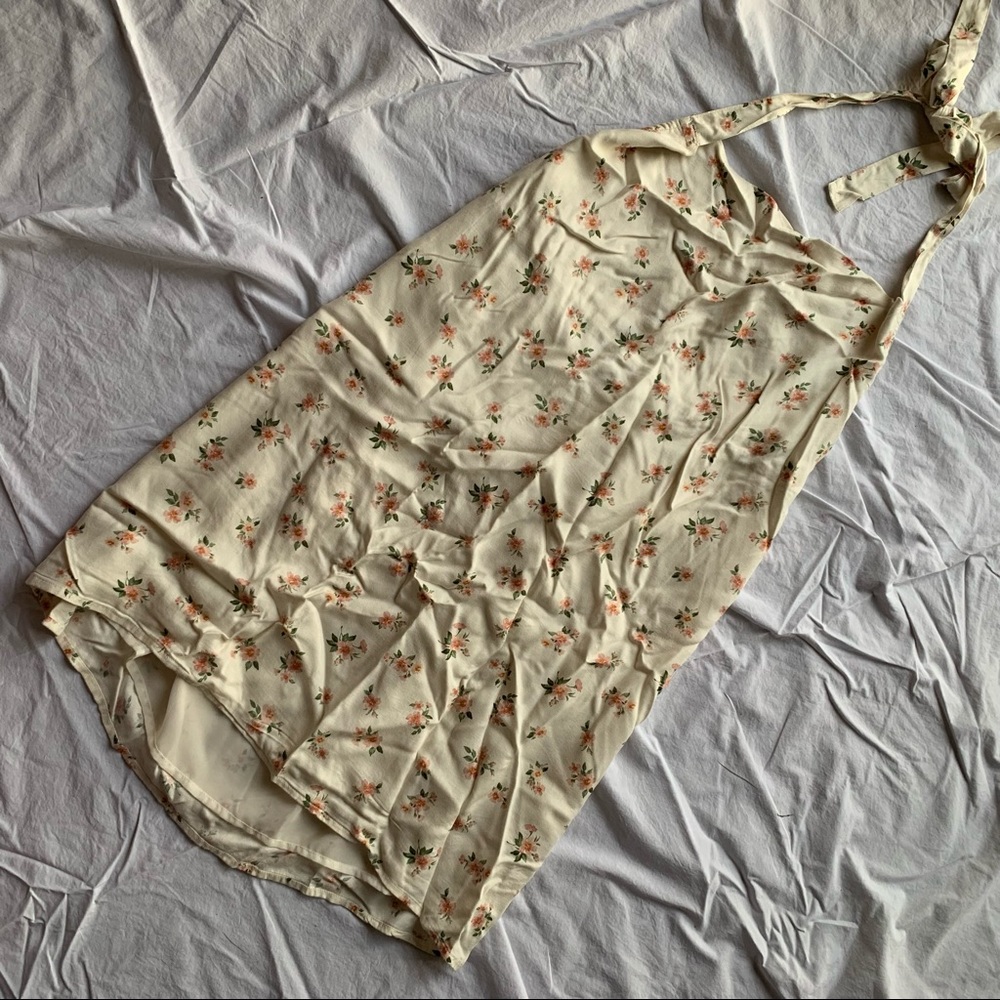 American Eagle Cowl Neck Floral Dress